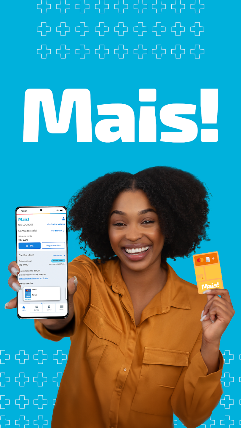 Tela de Login do Cartão Mais!